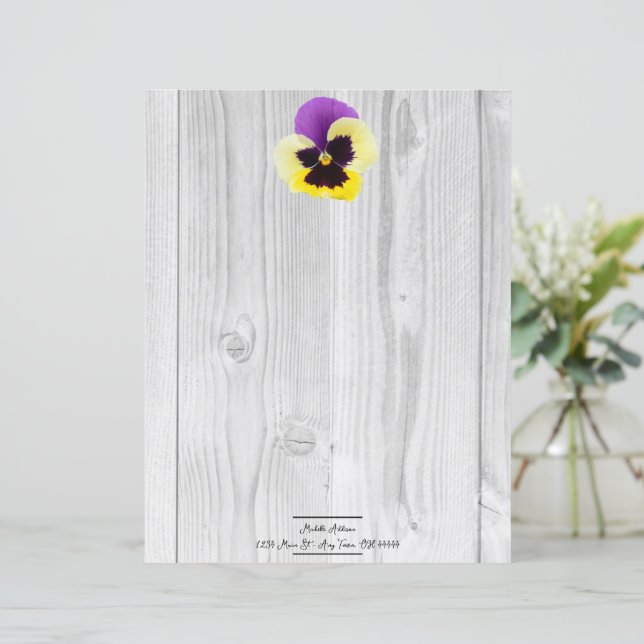 Folha de Papel Roxo-Amarelo (Em pé/Frente)