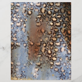 Folha de Papel Scrapbook do Abstrato Safari Grunge