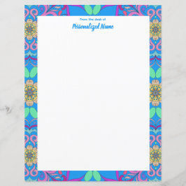 Folha de Papel Sem Linhas do Frame Fiesta