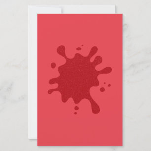 Folha de Papel Splat Vermelho para Tomate Personal