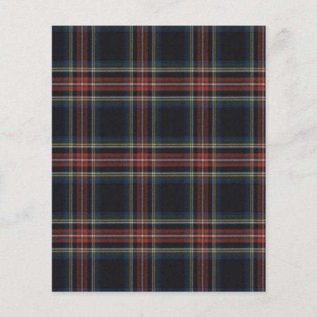 Folha de papel Tartan (Frente)