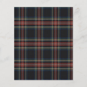 Folha de papel Tartan