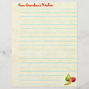 Folha de receitas - Frutado