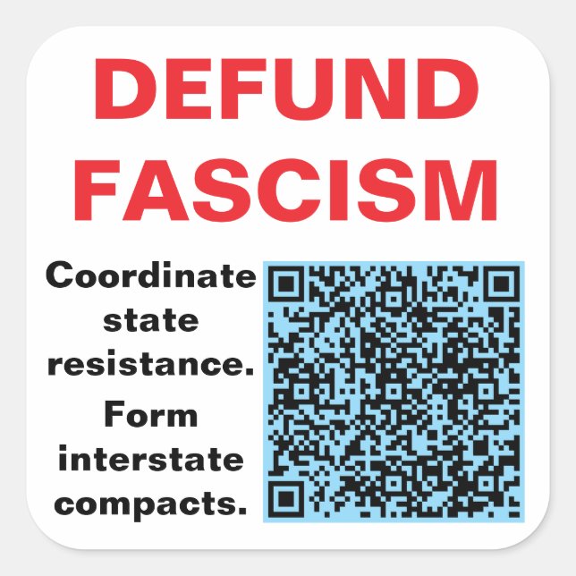 Folha de seis adesivos quadrados de 3 polegadas. (Frente)