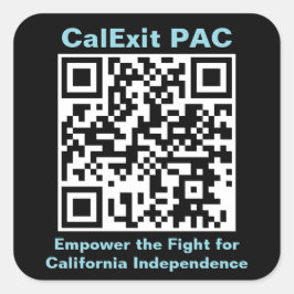 Folha de seis adesivos quadrados de 3 polegadas.