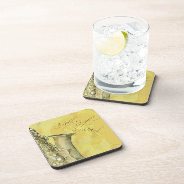 Folha de som, porta copos de cortiça (Lado Direito)