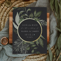 Folha de Sombra Selvagem Salva o Cartão de Data