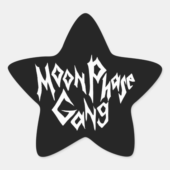Folha do adesivo da FASE MOON GANG (Frente)