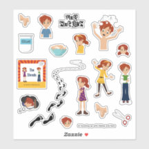 Folha do adesivo das curvas