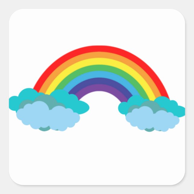 Folha do adesivo do Rainbow Weather Tracker (Frente)