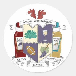 Folha do adesivo redondo