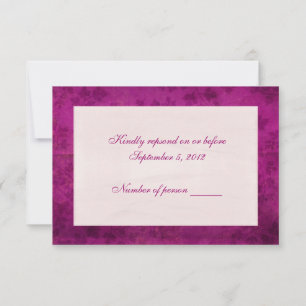 Folha magenta RSVP