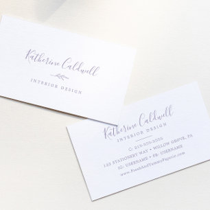 Folha mínima   Cartão de visita Dusty