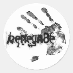 Folha renegado da etiqueta