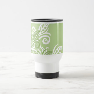 Folha thermo do verde da caneca do comuter