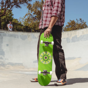 Folha Verde e Decodificação do skate de Mandala