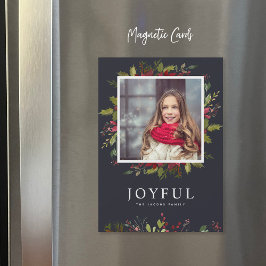 Folhagem Alegre | Cartão Magnético de Fotos de Fér