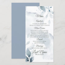 Folhagem Azul Elegante