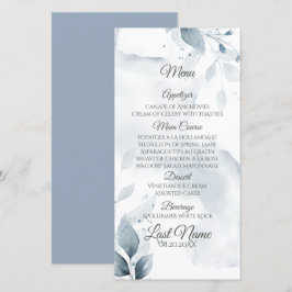 Folhagem Azul Elegante