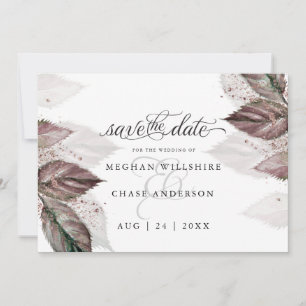 Folhagem de Glitter Moderna de AquarelaBride™