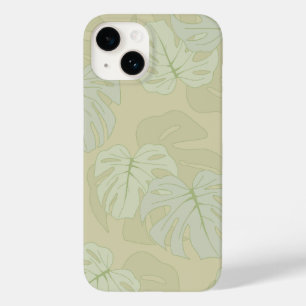 Folhagem de Monstera em verde macio