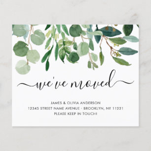 Folhagem de Orçamento Movimentamos Novo Cartão de