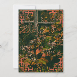 Folhagem de queda de cartões de agradecimentos