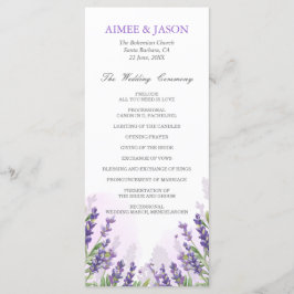 Folhagem do Programa de Cerimônia de Casamento Euc