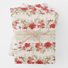 folhagem elegante de abundância botânica de natal