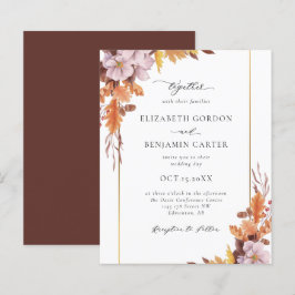 Folhagem Elegante De Casamento Floral De outono De