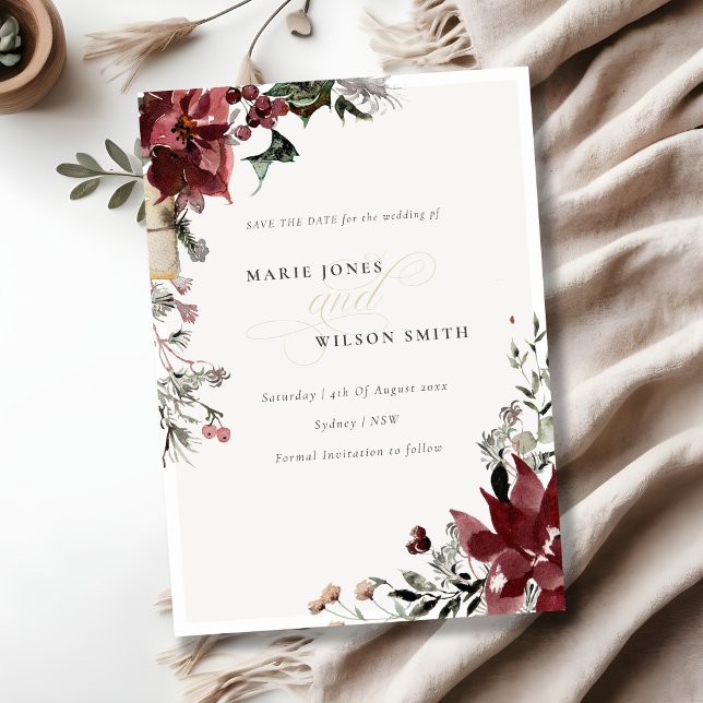 Folhagem Festiva De Inverno Quente Salve O Cartão  (Criador carregado)