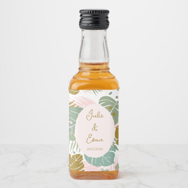 Folhagem Tropical - Padrão De Monstera E Folha De  (Frente)