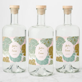 Folhagem Tropical - Padrão De Monstera E Folha De