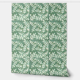 Folhagem Verde e Branca