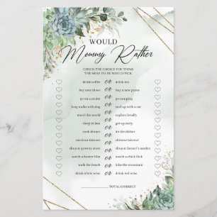 Folhagem verde-suculenta Mamãe Preferencialmentes