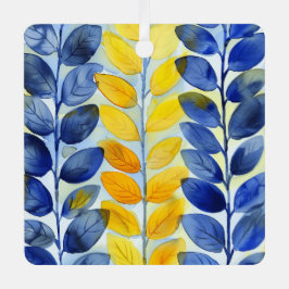 Folhas Amarelas e Azuis