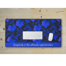 Folhas Automáticas Azuis Tranquilas