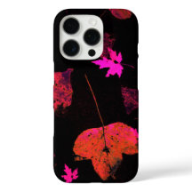 Folhas Brilhantes com Fundo Escuro