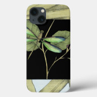 Folhas com Dragonfly Inset por Jennifer Goldberger