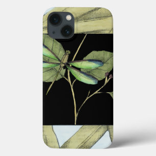 Folhas com Dragonfly Inset por Jennifer Goldberger