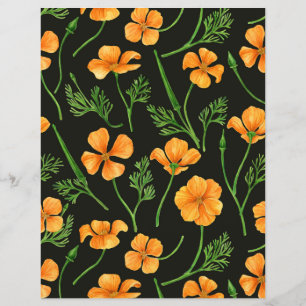 Folhas da Califórnia, flores no verão, verdinho
