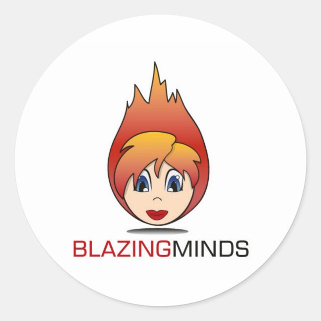 Folhas de Adesivos Blazing Minds (Frente)