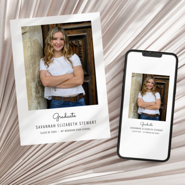 Folhas de Anúncio de Graduação Simples da Femine (Criador carregado)