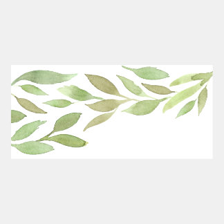 Folhas de Aquarela Verde