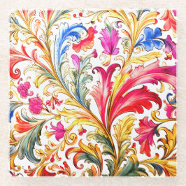 Folhas de Design Florentine de rico