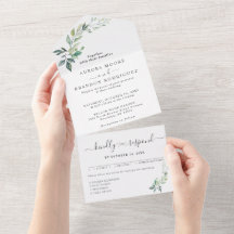 Folhas de Eucalipto Verde Moderno Aquarela