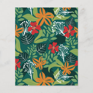 Folhas de Flores Selvagens