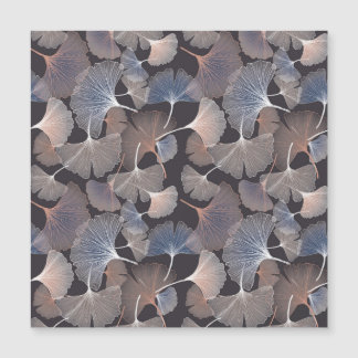 Folhas de Ginkgo: padrão natural elegante.