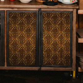 Folhas de latão embutidas deixam papel de tecido p