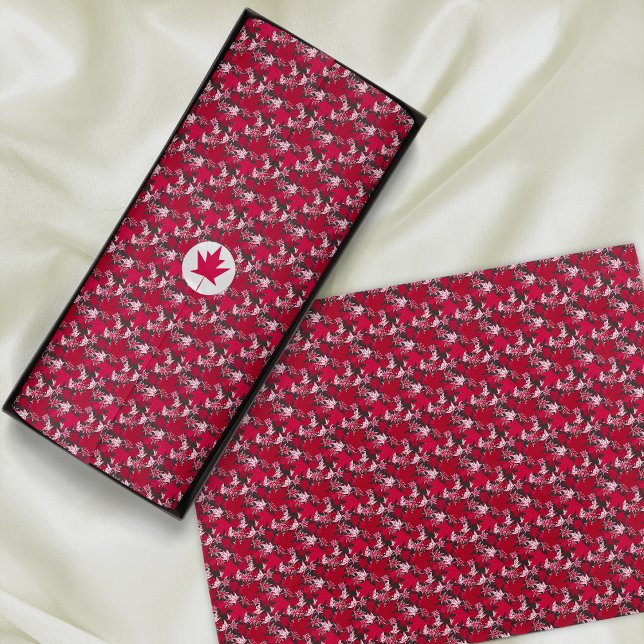 Folhas de Mapeamento em um Papel de Tecido de Fund (Criador carregado)